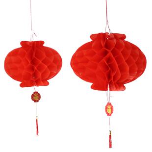 春节装饰挂件小红灯笼挂饰2026过年农村院子新年马年氛围布置用品