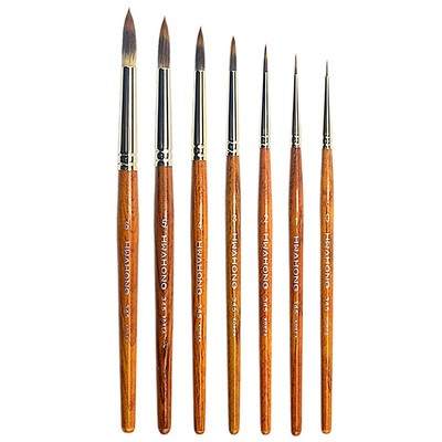 华虹尼龙水彩颜料画笔勾线笔