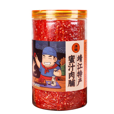 500g罐装网红整箱靖江特产猪肉脯