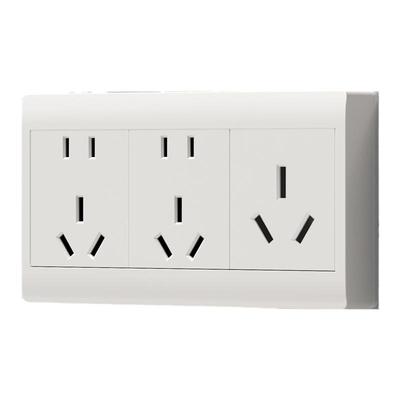 国际电工明装开关插座面板大功率