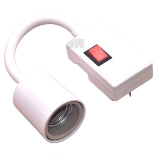 E27螺口灯头陶瓷LED灯泡浴霸取暖灯带开关耐高温转换插头墙壁灯座