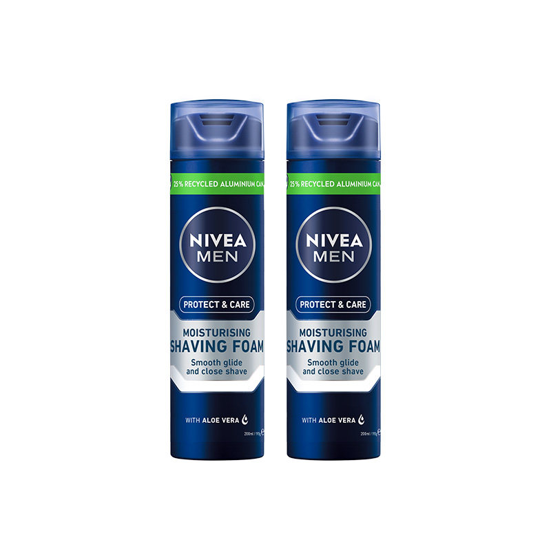 妮维雅男士专用舒缓保湿刮胡泡剃须泡沫官方正品