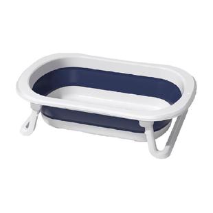 劳可里尼婴儿洗澡盆浴盆宝宝可折叠幼儿坐躺小孩家用新生儿童用品