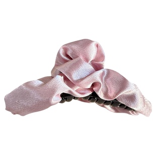 云朵褶皱缎面抓夹女后脑勺发夹鲨鱼夹大号发抓高级感发卡夹子头饰