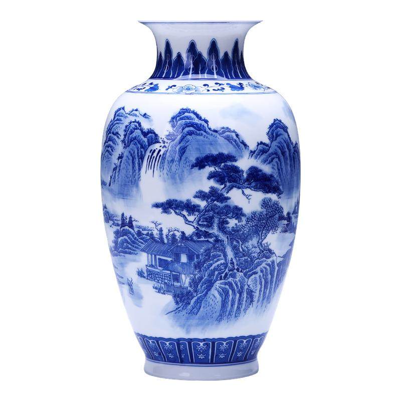景德镇新中式风博古架玄关装饰品