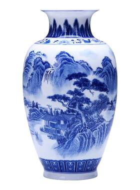 景德镇新中式风博古架玄关装饰品