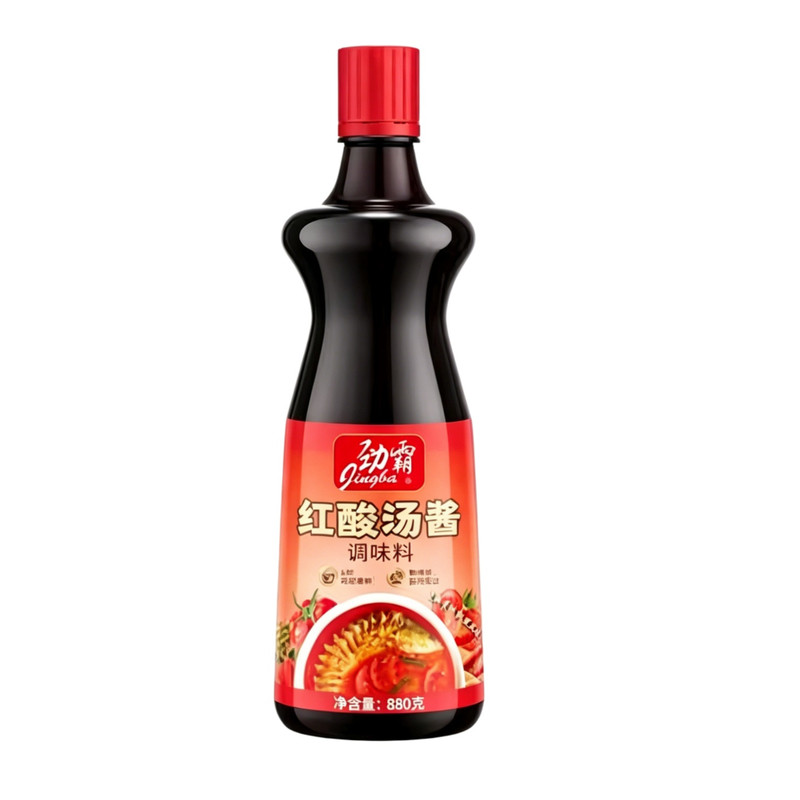 劲霸红酸汤酱调味料880g/6瓶整箱
