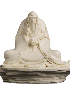 手签限量99尊张明贵作品老子摆件