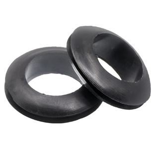 黑色双面护线圈橡胶圈过线圈出线环护线套防水圈过孔O型圈密封圈