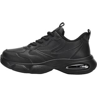 回力运动鞋女2025新款秋季老爹鞋女皮面厚底防水鞋子女跑步鞋女款