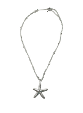 高级感海星吊坠项链女