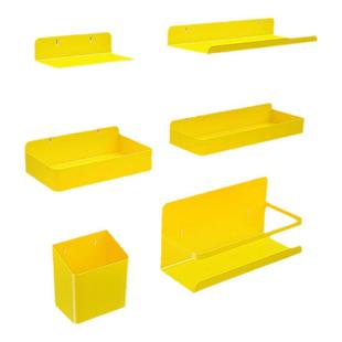 diy洞洞板专用配件大全置物架圆孔磁吸书桌收纳盒学习桌笔筒书架