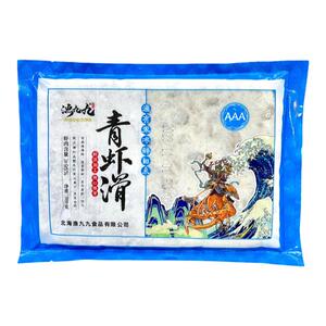 渔九九3A青虾滑500g*20包95%虾肉含量涮火锅豆捞食材新鲜虾滑商用