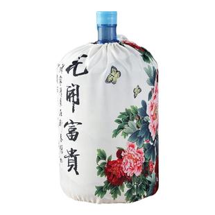 饮水机罩套上开口纯净水水桶罩单件桶装水防尘罩盖布家用防滑遮光