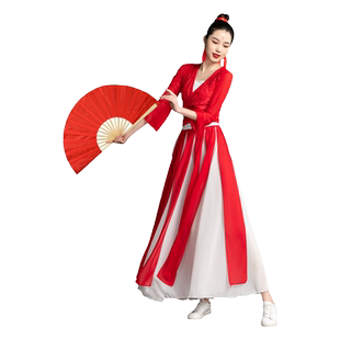 影时候小影原版舞蹈扇黑红双色古风中国风绸扇古典舞折扇跳舞扇子