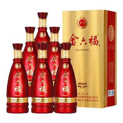 金六福白酒40.8度兼香型高档白酒