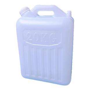 食品级塑料桶5升20L塑料壶塑胶油水酒壶白色扁桶家用大口带盖30斤