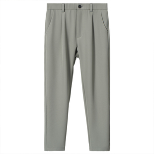 春季男士休闲裤日系宽松直筒裤薄款舒适西装裤2026男装春装长裤潮