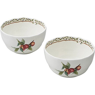 Noritake则武果园骨瓷米饭碗水果碗深碗田园风家用进口餐具小清新