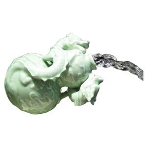 陶瓷喷水流水双龙戏珠装饰