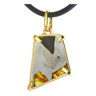 俄罗斯橄榄石铁陨石牌子陨铁天铁吊牌吊坠石陨石挂牌切片吊坠吊牌