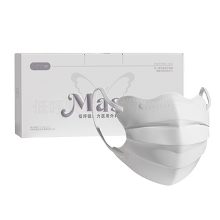 超亚低呼吸阻力蝶形医用外科口罩一次性医疗女春季修脸显瘦时尚潮