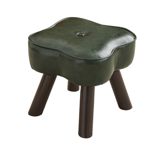 小凳子家用矮凳客厅高级感实木板凳简约门口换鞋凳创意软包沙发凳