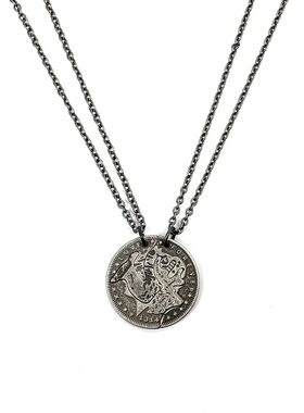 一路有你鹿项链男女潮小众设计