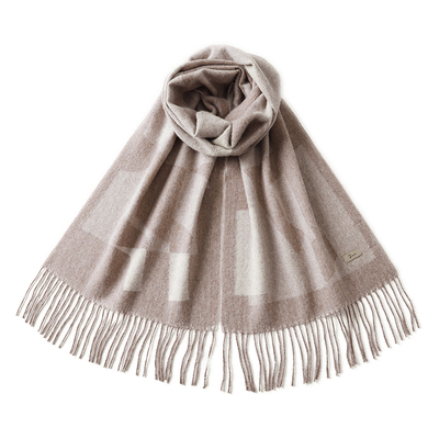 玖慕纯羊毛围巾女秋冬季马年礼物