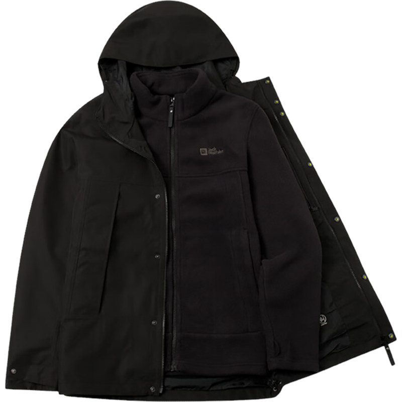 Jack wolfskin/狼爪正品户外三合一男士冲锋衣5123251-6502
