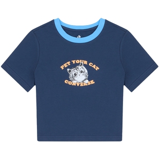 converse匡威女子运动休闲短袖T恤WCJ653-BFK