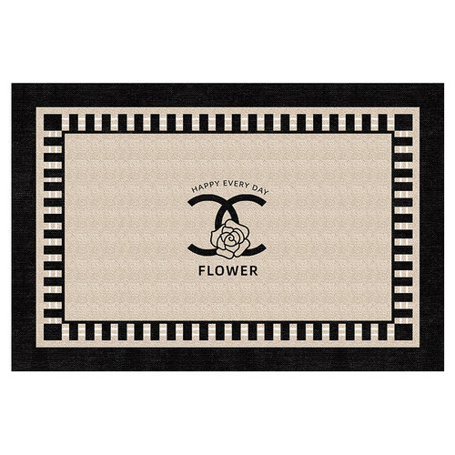 入户门地垫轻奢风进门门口耐脏免洗室内脚垫家用玄关免洗可擦地毯