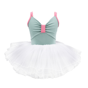 儿童体操服大漏背吊带女孩舞蹈练功服夏季中国舞民族舞芭蕾考级服