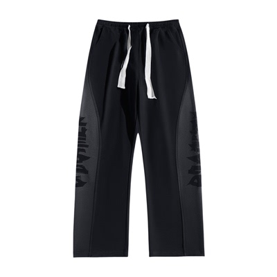 加绒加厚保暖宽松休闲长裤子男装