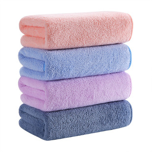 依明洁毛巾韩版可爱成人大毛巾比全棉高档柔软吸水不掉毛亲肤纯色