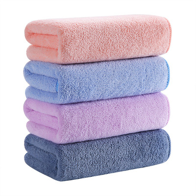 依明洁毛巾韩版可爱成人大毛巾比全棉高档柔软吸水不掉毛亲肤纯色