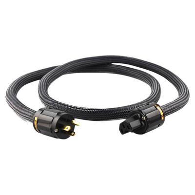 日本古河hifi结晶铜美标电源线