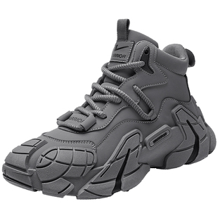 回力男鞋冬季防滑防水耐磨工装高帮马丁靴上班工作干活徒步劳保鞋