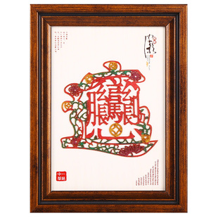 皮影画装饰摆件西安旅游特色工艺品文创纪念品小礼物