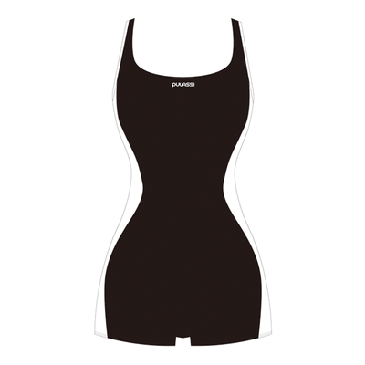 pulassi新款连体平角竞技泳衣女