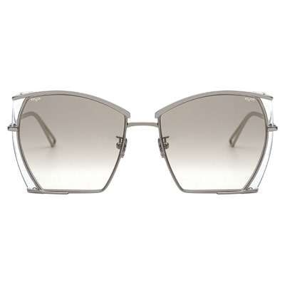 希腊新潮钛金太阳镜几何大框修脸