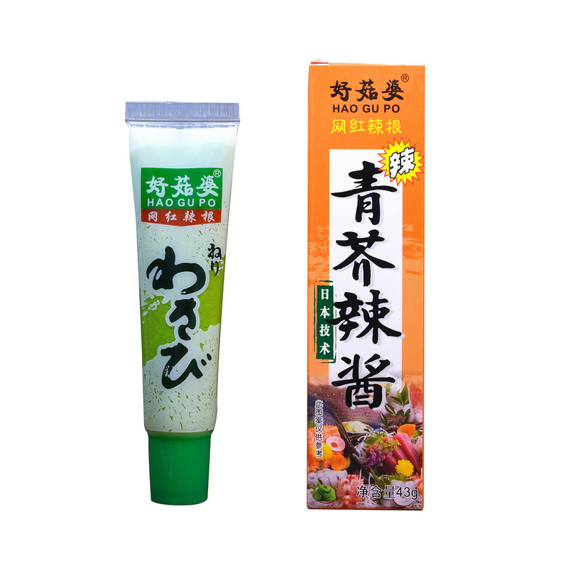 好菇婆芥辣酱43g海鲜三文鱼刺身寿司芥辣酱辣根青芥辣日本风味