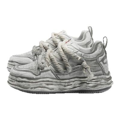 F21超厚底板鞋男款2026新款