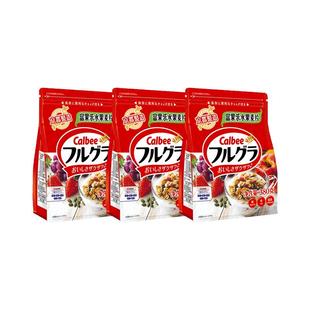 【自营】卡乐比原装进口水果麦片即食谷物营养早餐原味600克*3