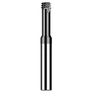 超硬三牙管牙螺纹铣刀1/8 1/4 1/2 英制G牙不锈钢 淬火钨钢铣牙刀