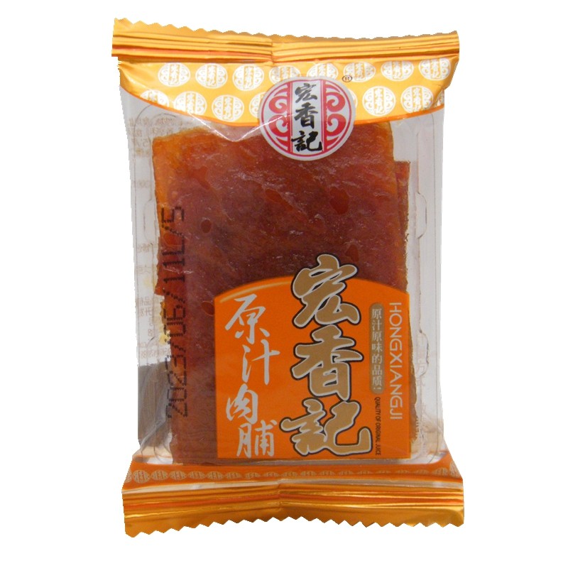 宏香记原汁肉脯500g蜜汁猪肉干