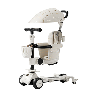 迈多米儿童滑板车六合一1到3岁6岁防侧翻三合一可坐可骑溜娃神器