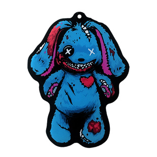 MW使命召唤COD20僵尸兔定制标牌钥匙扣通用周边挂件