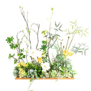 阿楹 客厅电视柜门墙装饰花器垂吊绿植摆件卧室创意田园氛围壁挂