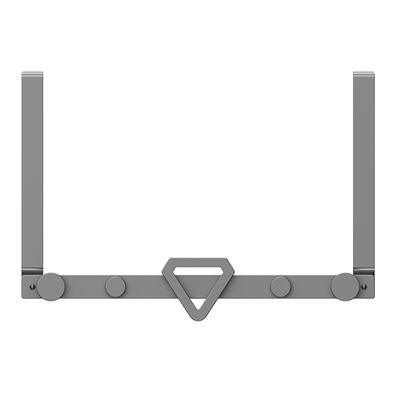 超长款门后挂钩挂衣架5cm厚门 免打孔卧室门上卡夹式衣服收纳挂架